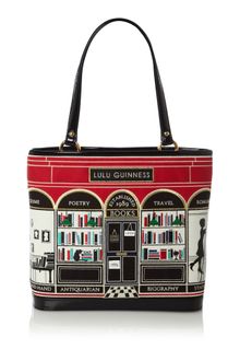 Lulu Guinness Edith Book Shop Tote - Lyst
