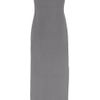 Marchesa Crystal and Beadembellished Silkcrepe Gown in Gray - Lyst