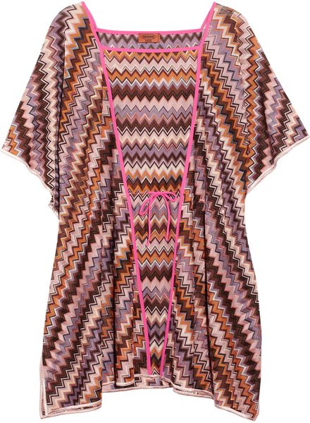 Missoni Crochetknit Kaftan in Multicolor (multicolored) - Lyst