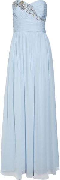 Notte By Marchesa Embellished Silk Chiffon Gown - Lyst