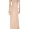 Notte By Marchesa Embellished Silkchiffon and Crepe Gown in Pink (blush) - Lyst