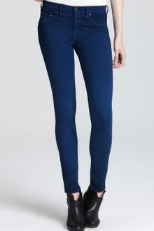 Rag & Bone Denim Leggings The Legging Midrise Plush Twill in Federal Blue - Lyst