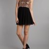 Tfnc Sequin Top Prom Dress in Black - Lyst