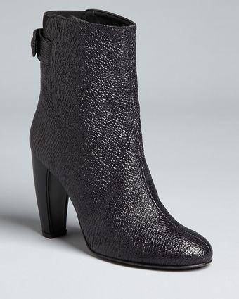 Tibi Embossed Booties Layla High Heel - Lyst