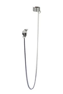 Topman Dip Dyed Skull Chain Ear Cuff - Lyst