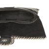 Topshop Leather Quilted Chain Clutch Bag in Black - Lyst