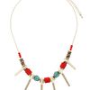 Topshop Charm and Geo Collar in Gold (multi) - Lyst