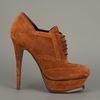 Yves Saint Laurent Tribute Ankle Boot in Brown - Lyst
