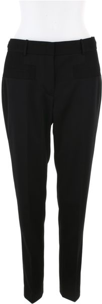 Alexander Wang Slim Fit Trousers in A Blend Of Wool and Polyester - Lyst