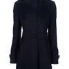 Burberry Belted Coat in Blue (navy) - Lyst