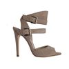 Camilla Skovgaard Peeptoe Buckle Strap Stiletto in Beige (nude) - Lyst