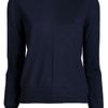 Carven Button Back Sweater in Blue - Lyst