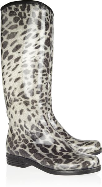 leopard print wellington boots