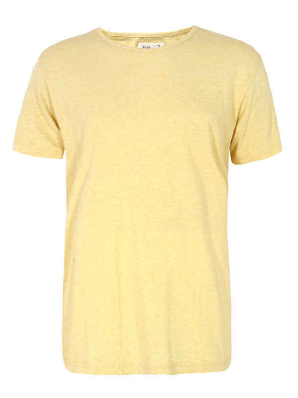 yellow basic tee