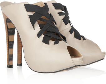Georgina Goodman Lacey Leather Mules - Lyst