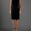 Gucci Fitted Draped Dress in Black - Lyst
