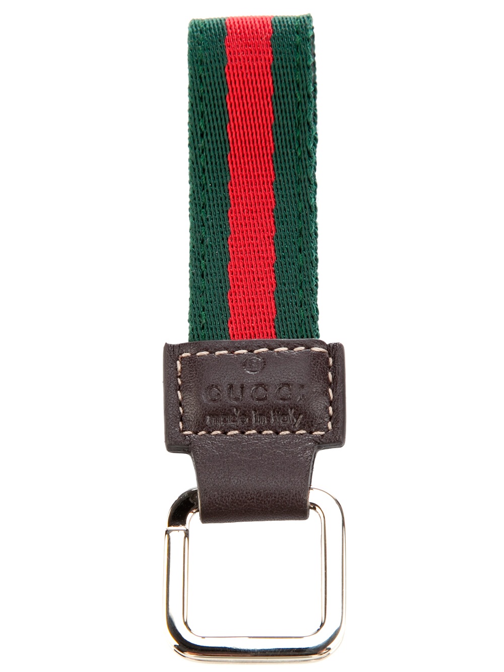 Gucci Leather Key Chain in Brown for Men | Lyst