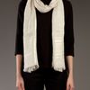 Gucci Fringe Scarf in Beige (cream) - Lyst