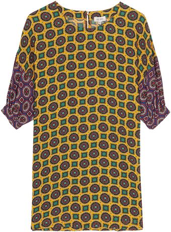 Kenzo Medallion Print Mid Sleeves Top - Lyst