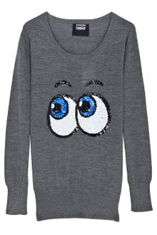 Markus Lupfer Pop Eyes Sequin Jumper - Lyst