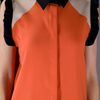 Marni Contrast Blouse in Orange - Lyst