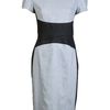 Narciso Rodriguez Cumberbun Dress in Gray (grey) - Lyst