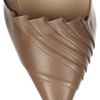 Oscar De La Renta Naila Pleated Leather Pumps in Brown (taupe) - Lyst