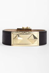 Vince Camuto Studded Leather Wrap Bracelet