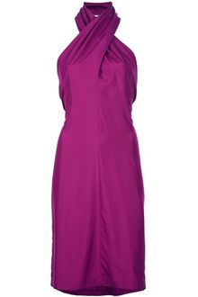 Yves Saint Laurent Halterneck Dress - Lyst