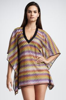 Missoni Zig-zag stripe Short Caftan - Lyst