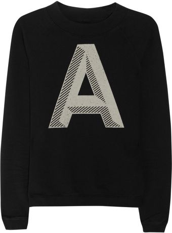 Aubin & Wills Redferne Printed Cottonterry Sweatshirt - Lyst