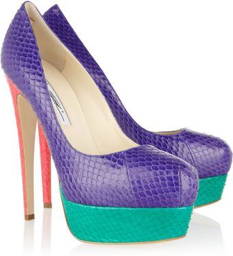 Brian Atwood Hamper Elaphe Platform Pumps - Lyst