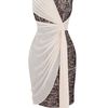 Coast Elisabeth Dress in Gray (monochrome) - Lyst