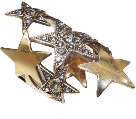 Emilio Pucci Brass Star Ring in Gold - Lyst
