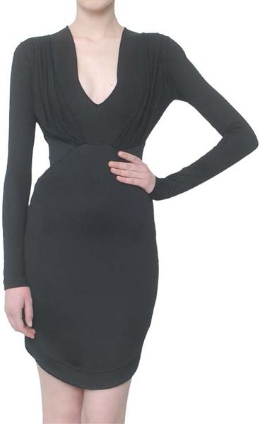 Givenchy Stretch Jersey and Viscose Dress in Black - Lyst