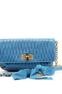 Lanvin Happicolo Quilted Leather Shoulder Bag - Lyst