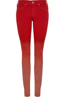 Levi's Empire Ombré Mid Rise Skinny Jeans - Lyst