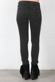 Rag & Bone Skinny Jean with Holes - Lyst
