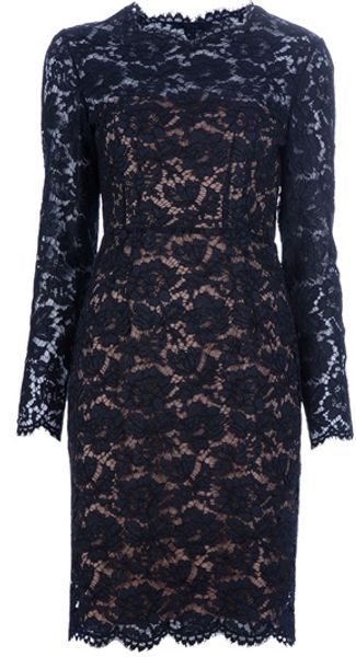 Valentino Lace Dress - Lyst