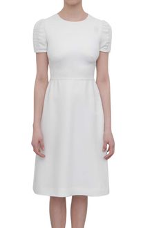 Valentino Silk Dress with Netted Stitch - Lyst