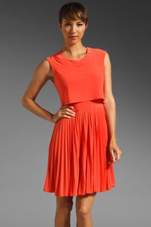 Z Spoke by Zac Posen Pleated Dress - Lyst
