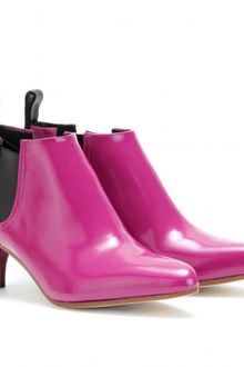 Acne Palma Leather Ankle Boots - Lyst