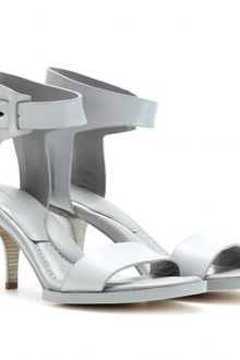 Alexander Wang Inna Leather Sandals with Stacked Heel - Lyst