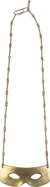 Aurelie Bidermann Gold Metal Or Silver Metal Joy Loup Necklace - Lyst
