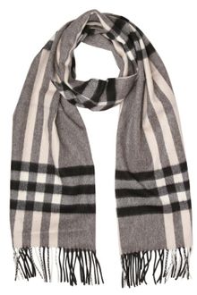 Burberry Giant Check Cashmere Scarf - Lyst