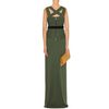 Burberry Prorsum Pleated Crepe Dress in Green (pine) - Lyst