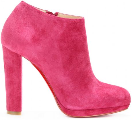 cerise pink suede shoes