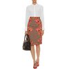 Erdem Shona Printed Skirt in Beige (floral) - Lyst