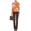 Erdem Kelly Printed Turtleneck Pullover in Orange (pine) - Lyst