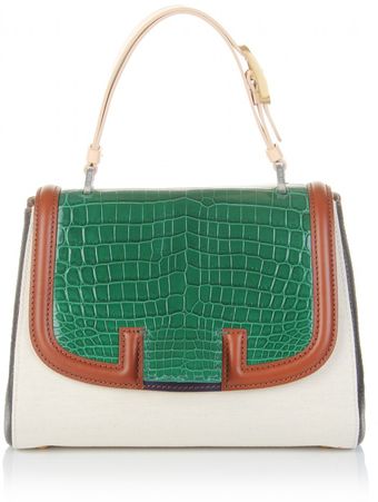 Fendi Silvana Bag with Croco Flap - Lyst